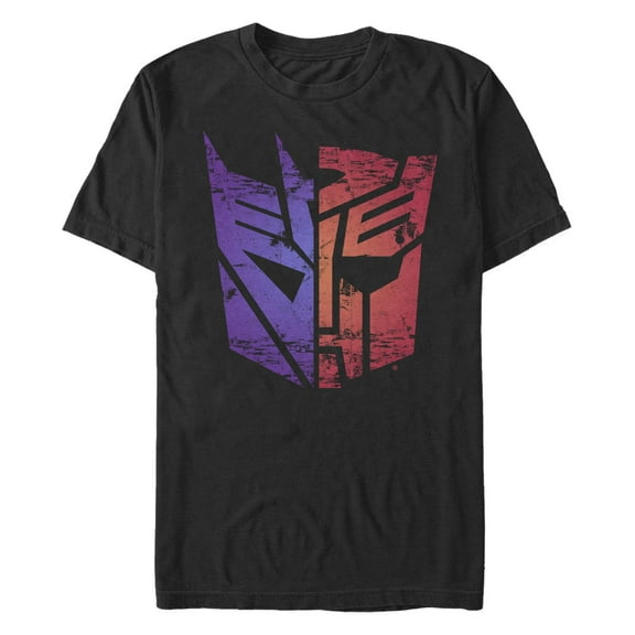 Men's Transformers Split Logo Graphic T-Shirt