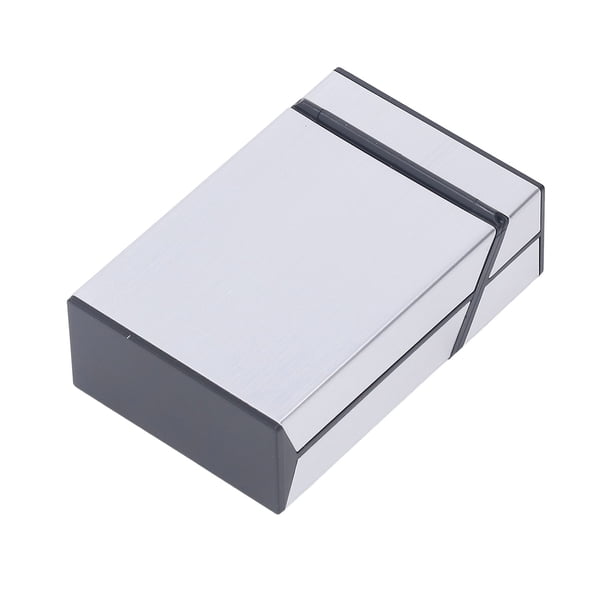 CAJA de CIGARRILLO Magnético, Funda de Almacenamiento de Cigarrillos Flip Diseño Resistente A la Presión 20 Capacidad Aleació de aluminio Portátil para Vieges para Hombres