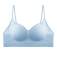 thumbnail image 7 of Paiwinds Push Up Bras for Women Solid Color Backless Seamless Wirefree U-Shaped Beautiful Back Free Size, Size 34AB, 7 of 7