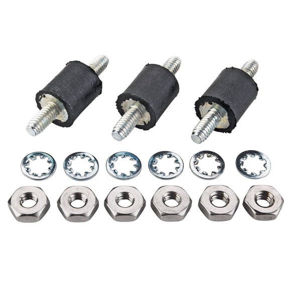 JEGS 40685 Vibration Isolator Mount Kit #8-32 Thread 7/16 Diameter x 1/2 High 3/