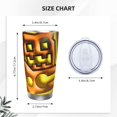 thumbnail image 4 of Saiise Geometry Dash Print Tumbler 20 Oz Stainless Steel Vacuum Insulated with Straw Coffee Cup for Home,Office,Outdoor Works Great for Ice Drinks and Hot Beverage, 4 of 8