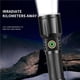 thumbnail image 5 of Resalte La Linterna Led Linterna De Larga Duración Linterna Impermeable Linterna De Carga Usb Con Iluminación De Enfoque Cinco Engranajes Para Viajes De Campamento Al Aire Libre Minnieouse HA021225-00, 5 of 7