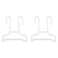 thumbnail image 1 of 2 in 1 Multifunctional Children Shoes Hanging Storage Shelf Drying Rack Stand Hanger (White), 1 of 8