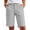 *1-Gray, variant on VBVC Women's High Waisted Stretch Bermuda Shorts , Dressy Summer Straight Leg Shorts For Women , Ladies' Casual Button Waist Shorts with Pockets,Wine,S-3XL