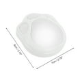 thumbnail image 3 of Unique Bargains 1 Set Contact Lens Case Electroplated Cat's Paw Lens Storage Case Silver Tone White, 3 of 5