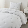thumbnail image 4 of Comforter Set, White, Bed in a Bag, Twin, Dandelion, 2 Piece Set, 4 of 11