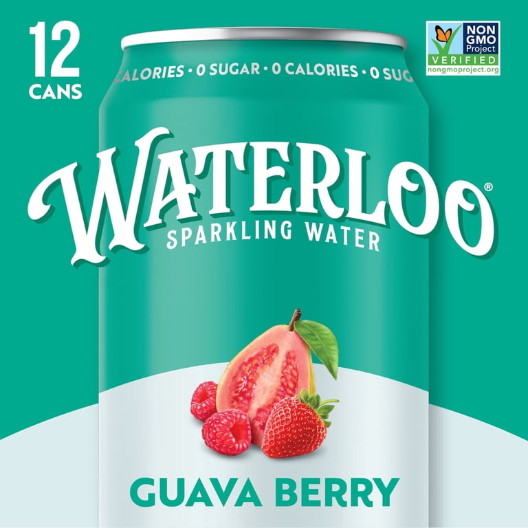 Waterloo Guava Berry Sparkling Water, 12 fl oz, 12 Pack photo 5