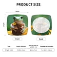 thumbnail image 6 of Fotbe Tree Frog Sitting On Sunflowes Velvet Stretch Couch Cushion Cover Plush Cushion Slipcover for Chair Cushion Furniture Protector Seat Cushion Sofa Cover-16.9in, 6 of 9