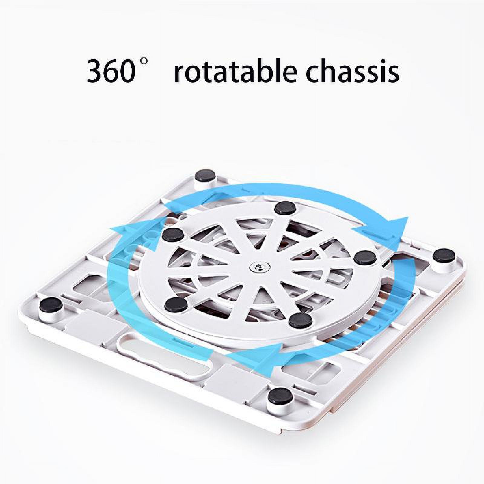 HGYCPP Portable Laptop Stand Adjustable Computer Riser Bracket 360° Rotating for 11-17"