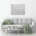 thumbnail image 5 of Hirioo Silver Glitter Print Tapestry Lightweight Fabric for Bedroom Aesthetic Home Wall Dorm Décor Living Room Decor 29x37 Inch, 5 of 8