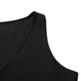 thumbnail image 6 of CHGBMOK Women Dresses V Neck Sleeveless Midi Dress Solid Loose Casual Shift Dress Wedding Guest Party Dresses, 6 of 6