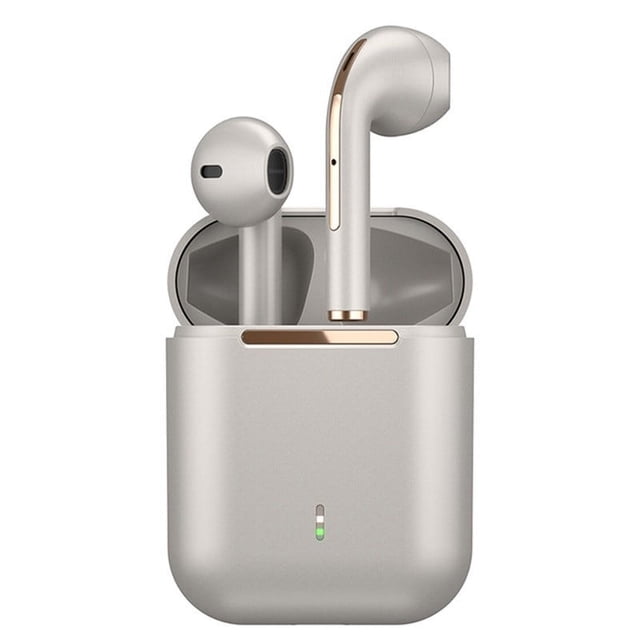 Clearance Auriculares inalámbricos Bluetooth con estuche de carga,cancelación de ruido,control táctil,batería de larga duración,diseño en negro y dorado