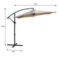thumbnail image 4 of Abble 10 ft. Cantilever Umbrella Tan, 4 of 4