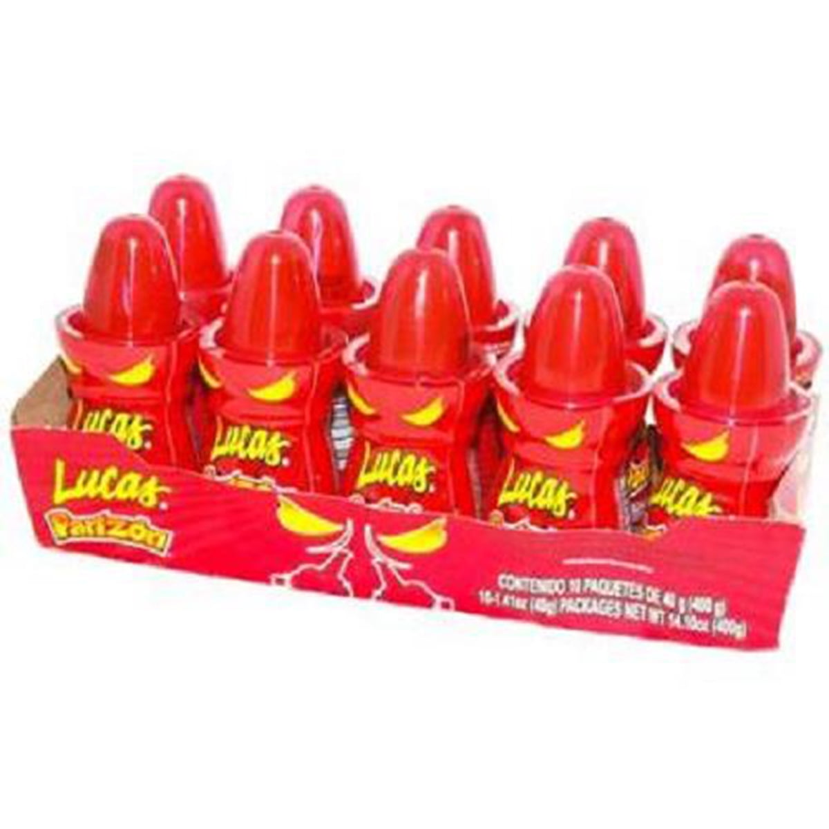 Lucas Panzon Watermelon hard candy and chamoy liquid candy, 10 ct -  Walmart.com