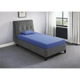 thumbnail image 2 of Lexicon Homelegance Bedding 7" Modern Fabric Twin Mattress Set in Blue, 2 of 12