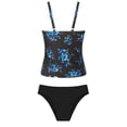 thumbnail image 5 of CONZONE Womens Period Tankini Sets 2 Peice Swimsuits for Women Menstrual Leakproof Swim Bottoms Hawaii Graphic Lightweight Summer Beach Bathing Suits, 5 of 7