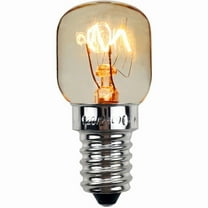 Pack of 2 15W E14 Base Oven Light Bulb, Warm White Incandescent Bulb 360° Beam Angle