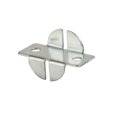 thumbnail image 1 of Front Style Shelf Rest - Zinc Finish,Pack Size - 500, 1 of 1