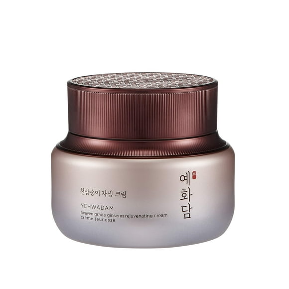 The Face Shop Yehwadam Heaven Grade Ginseng Rejuvenating Cream | Gentle & Low-Irritant Formula for Instant Face Anti-Aging Effects | Naturally Derived for Eye Skin Brightness, 1.69 Fl