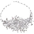 thumbnail image 3 of Diadema con diamantes de cristal para novia, accesorios para el cabello para bodas, tocado con joyas de diamantes de imitación, diadema, tiara, cadena tipo corona, 3 of 4