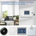thumbnail image 2 of Universal Thermostat Lock Box with Key Clear Acrylic Thermostat Cover Guard with Lock Easy to Install for Home Office School Restaurant 4.7 x 7.3 x 2.2 Inches, 2 of 8