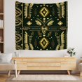 thumbnail image 5 of Bohemia Modern Tapestry for Living Room House Bedroom Office, Minimalistic Simplicity Aztec Symbols Wall Hanging Tapestry 51x59 Inches Diamonds Geometric Shapes Symmetrical Tapestry Aesthetic, 5 of 5