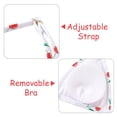 thumbnail image 4 of Girls Swimsuits with Cover Up Skirt 3 Piece Halter Triangle Bathing Suits Bikini Set for Size 5-13, 4 of 6