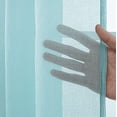 thumbnail image 4 of Lote de 2 150x250cm（Largeur x Hauteur）Rideaux Voilage Gris en Effet Lin - A Oeillets Rideau Decoración Chambre Semi-Transparent pour Salon Rideau Cuisine, 4 of 4