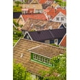 thumbnail image 2 of Bibikow, Walter 11x14 Gold Ornate Wood Framed with Double Matting Museum Art Print Titled - Sweden-Scania-Arild-high angle village view, 2 of 4