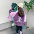 thumbnail image 3 of Chaqueta polar térmica de terciopelo de visón para niñas, abrigo grueso de moda para otoño e invierno, ropa para niños, Anime Kawaii Sanrioed My Melody, 3 of 5