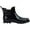 Black, variant on Women's Short Ankle Rain Boots Garden Rubber