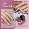 thumbnail image 3 of Azurebeauty 4-Color Dip Nail Kit: Dark & Lilac Purple Glitter with Base/Top Coat & Activator for French Manicure Art DIY & Gift, 3 of 8