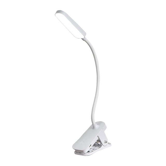 Luz de escritorio LED Flexible con clip Yinane USB para cabecera rectángulo