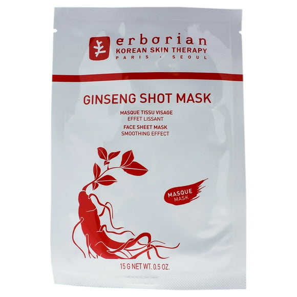 Masque Ginseng Shot par Erborian pour Femme - Masque de 0,5 oz