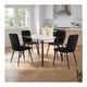 thumbnail image 5 of Set de Comedor Mesa Transparente con vidrio +4 Sillas Velvet negro, 5 of 8