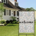 thumbnail image 4 of Spring Summer Multicolored Flower Leaves Garden Flag 28x40 Inch Double Side for Outdoor Courtyard Garden Decor Flowers Welcome Holiday Flag for Outside Decoration, 4 of 6