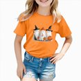 thumbnail image 6 of CAUYDY Toddlers Halloween Pajamas Short Sleeve Shirt Baby Kids Girl Ghost Pjs Jammies Lounge Sleepwear Sizes 7-8 Years, 6 of 6