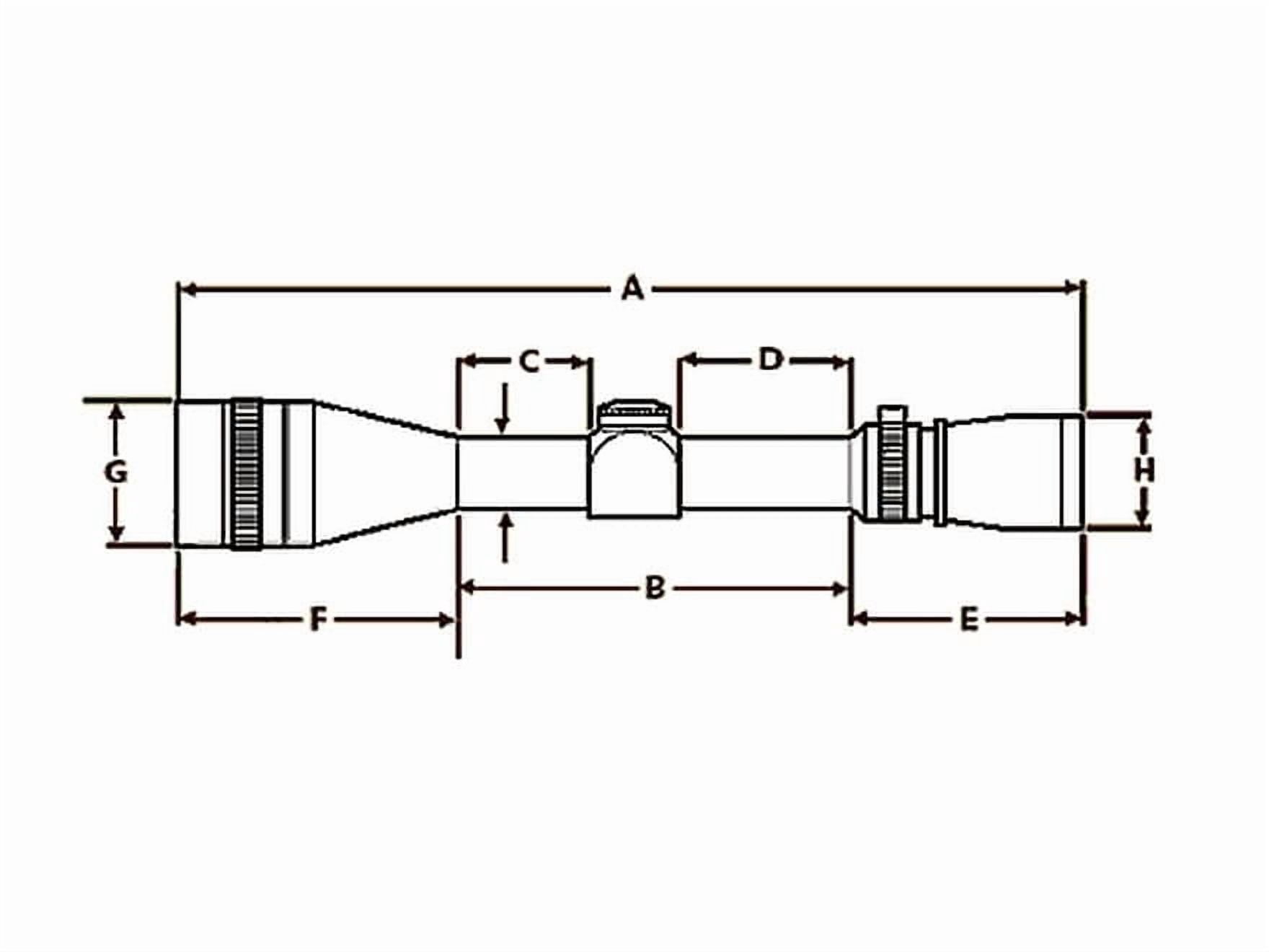 Leatherwood Hi-Lux MK2 Long Eye Releif Scout Scope 1" Tube 2-7x 32mm Illuminated Green BDC Reticle Black