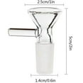 thumbnail image 2 of Kitchen Glass Funnels Set 0.55 Inch, Reusable Clear Glass Construction for Easy Clean, Home Cooking Oil Transfer, Bar Cocktail Mixing, Food Decorating And Diy Crafts, 20 Funnels, 2 of 3