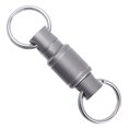 thumbnail image 1 of Titanium Alloy Keychain Detachable Car Key Holder 360° Swivel Quick Release Tool, 1 of 8
