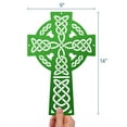 thumbnail image 2 of RealSteel Celtic Knot Cross Wall Art, Symbol of Faith and Irish Heritage (Penny Vein), 2 of 5