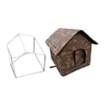 thumbnail image 2 of Casa para gatos impermeable para exteriores, cama aislante cálida, cómoda tienda de refugio para gatos callejeros, casa para mascotas para porche,, 2 of 9
