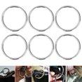 thumbnail image 4 of Metal Rings, Finely Polished Durable Iron O Rings Multi Layer Polished Surfaces  for DIY Belt for Clothes Decoration for Handbag Buckle, 4 of 7
