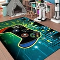 thumbnail image 2 of Tapis de Jeu Carré Tapis 3D Tapis de Gamer pour Chambre de Garçon Manette de Jeu Paillasson pour Chambre Salon Tapis de Sol, Coloré 60*120 cm, 2 of 2