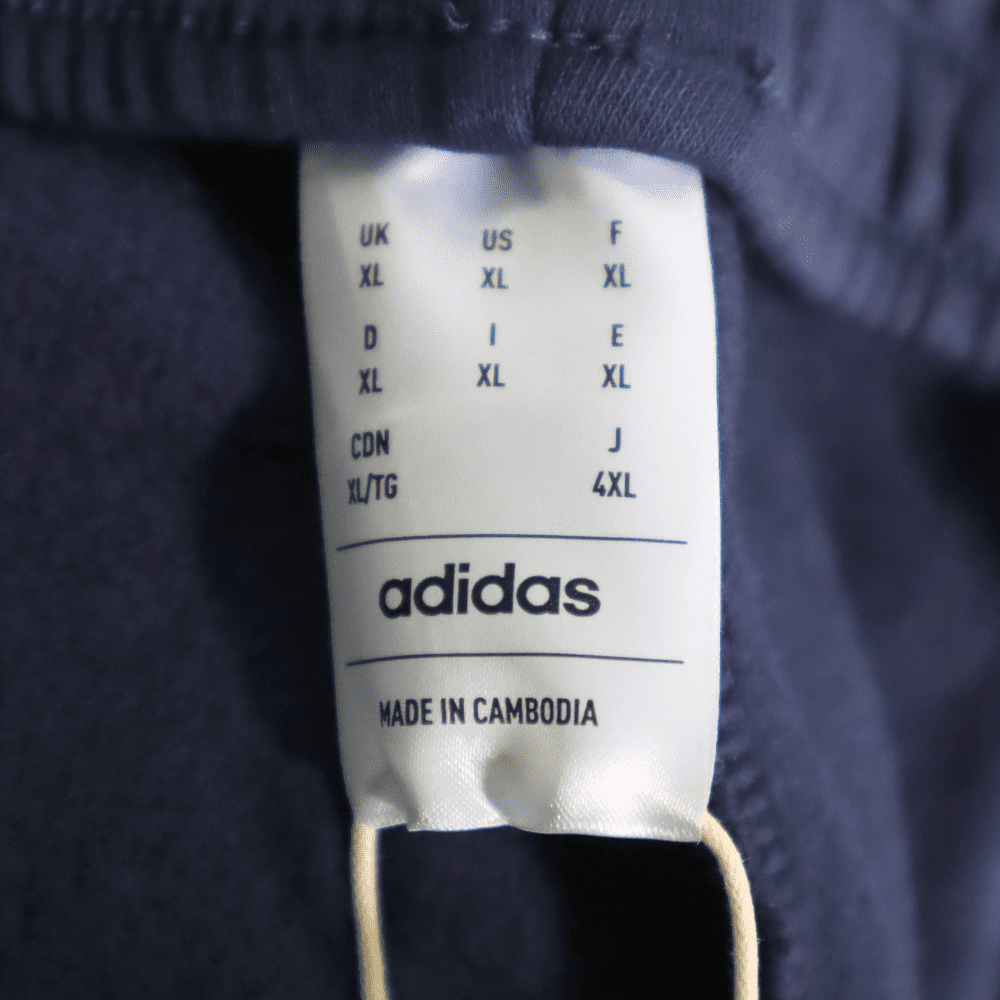 adidas Men's Essentials Fleece Tapered Cuffed 3-Stripes Pants Legend Ink XL