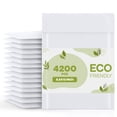 thumbnail image 3 of PSBM White Kraft Bubble Mailers #2 8.5" x 12" 4200 Pcs Waterproof Lightweight Padded Tamper proof for Office Shipping Use, 3 of 10