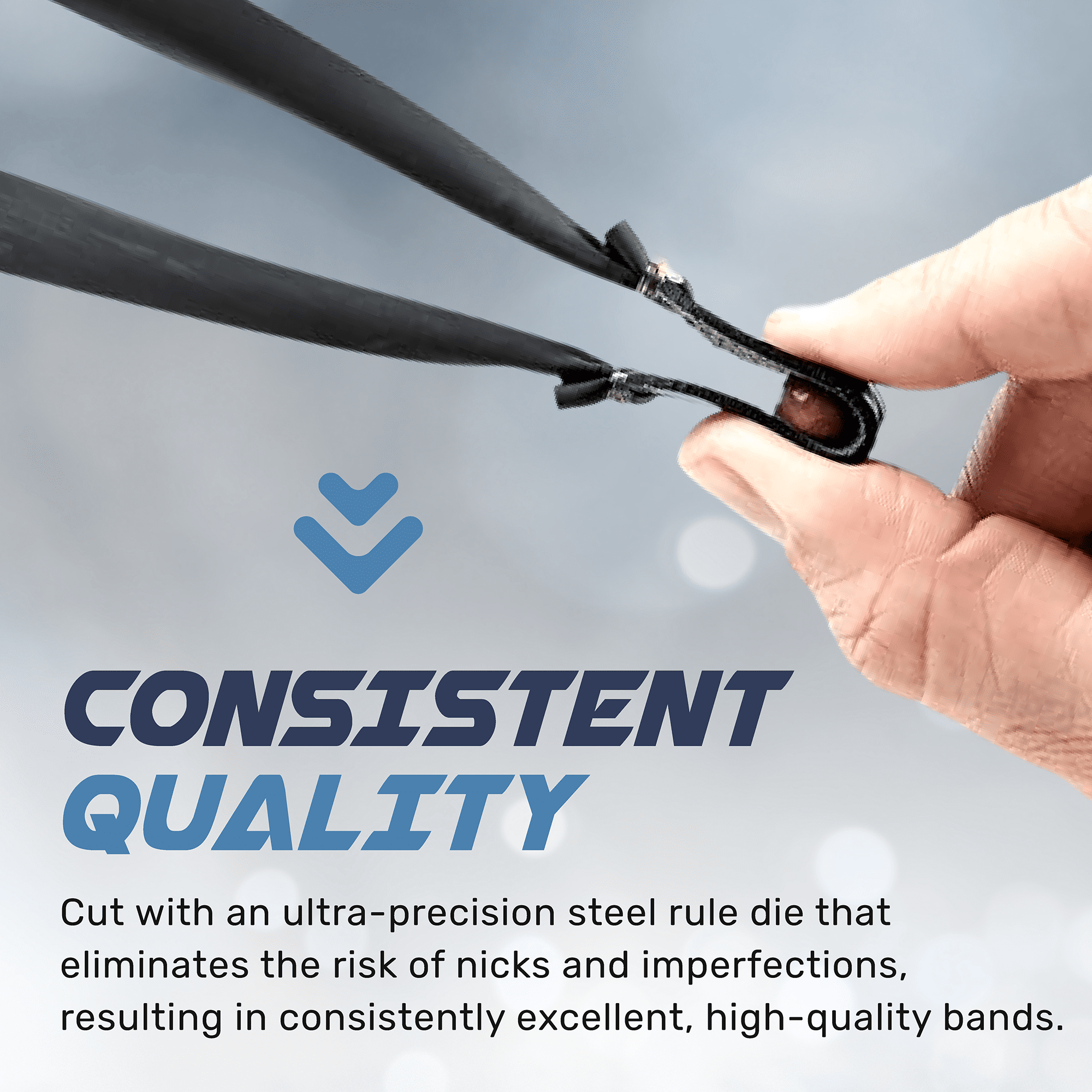 7/16" Standard Slingshot Bands (5-Pack) Powerful Professional Elastic Rubber SimpleShot Shooting Flat Bands