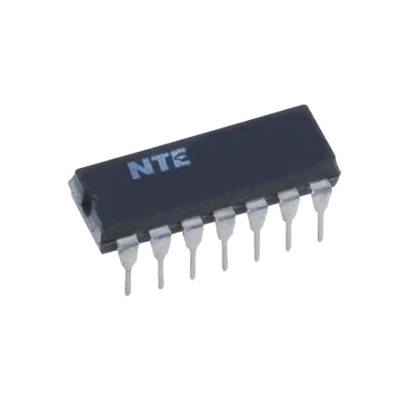 NTE74C00 IC Quad 2-Input Positive Nand Gate 4 Channel - 14-PDIP