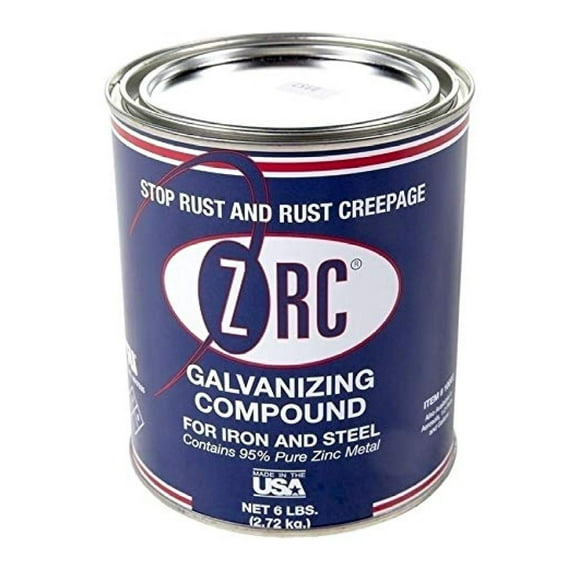 ZRC 10002 Cold Galvanizing Compound - 1 Quart | Zinc Rich Primer for Steel Corrosion Protection | Hot Dip Galvanizing Alternative | Industrial Grade