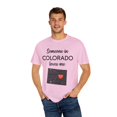 thumbnail image 4 of Novelty Tourism Vacations Location Lover Travel Enthusiast Novelty Province Hometown States Patriotic  Unisex Garment-Dyed T-shirt, 4 of 4